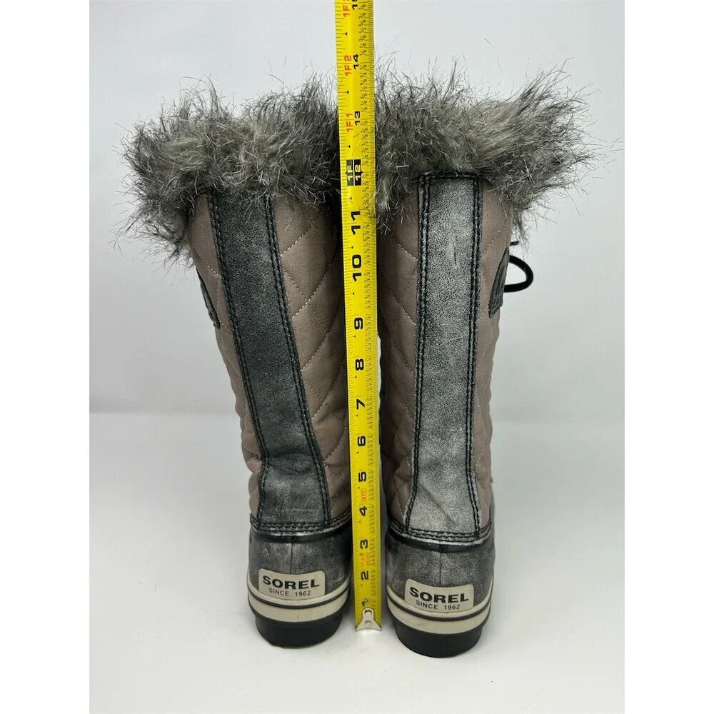 Sorel Tofino II Womens Winter Snow Boots Waterproof Lace Up Gray Taupe Size 10